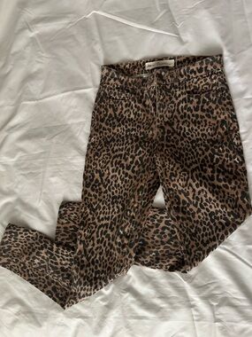 GAP Leopard Print Jeans